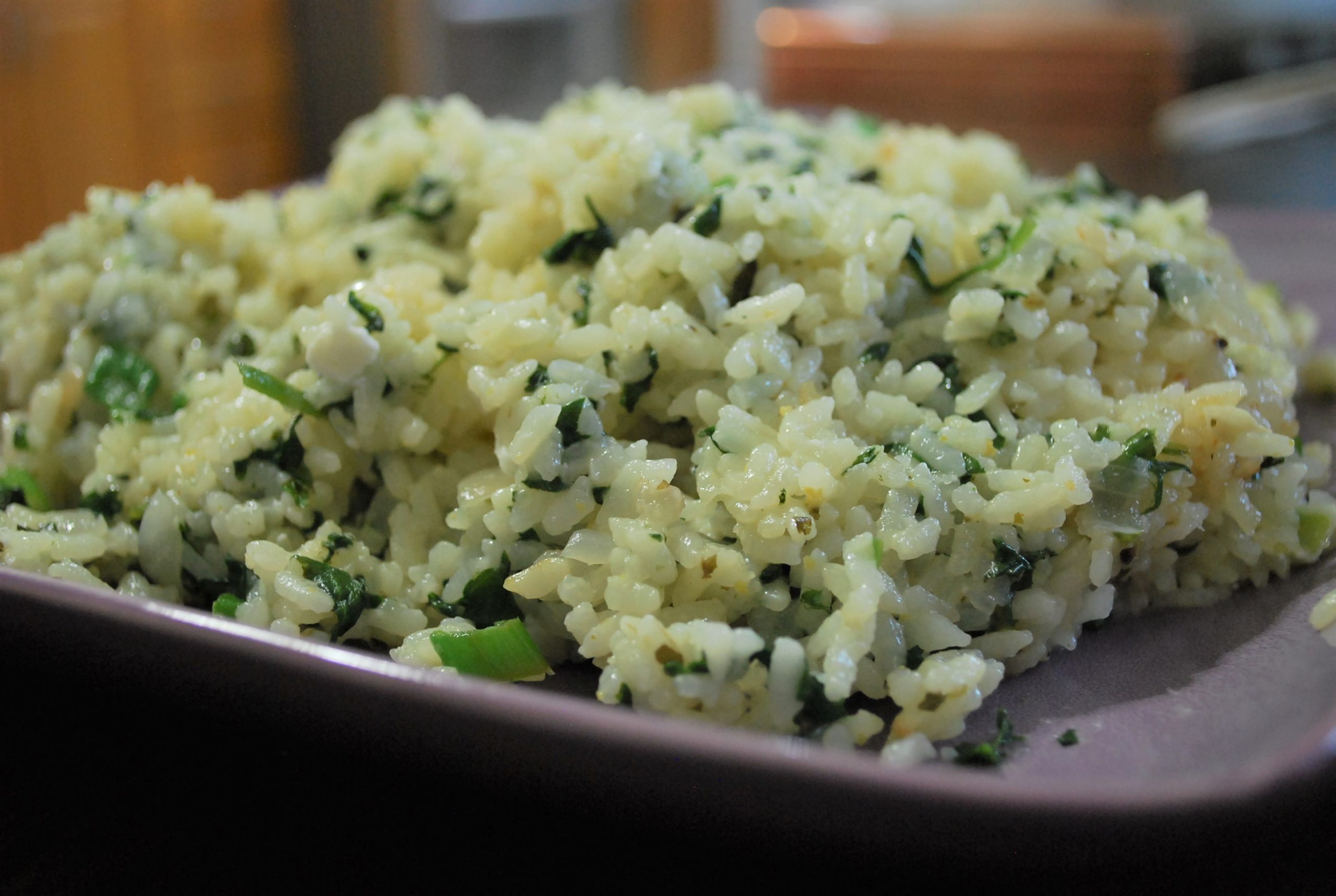 Spinach Rice reciepe