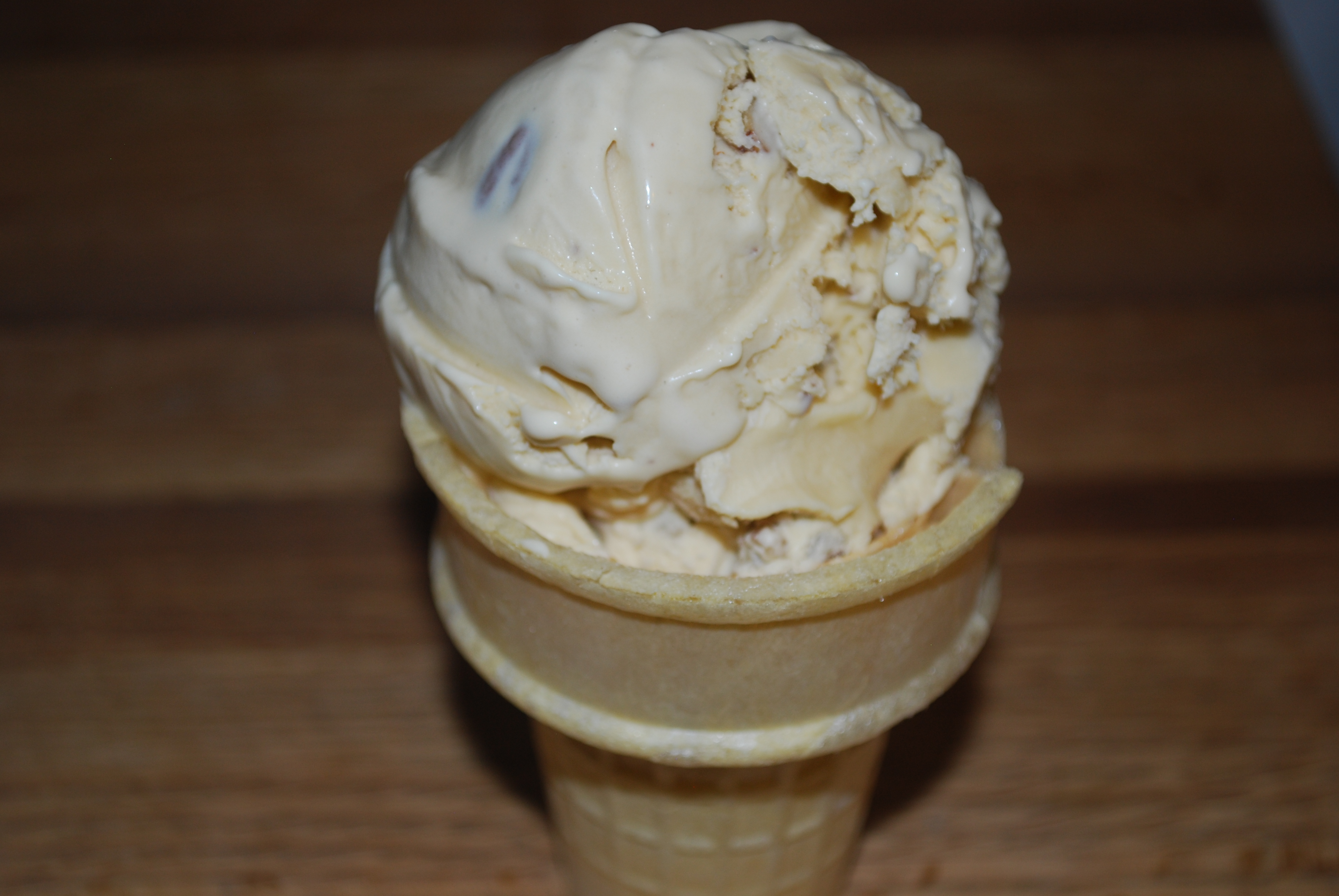 Homemade Butter Peacan Ice Cream