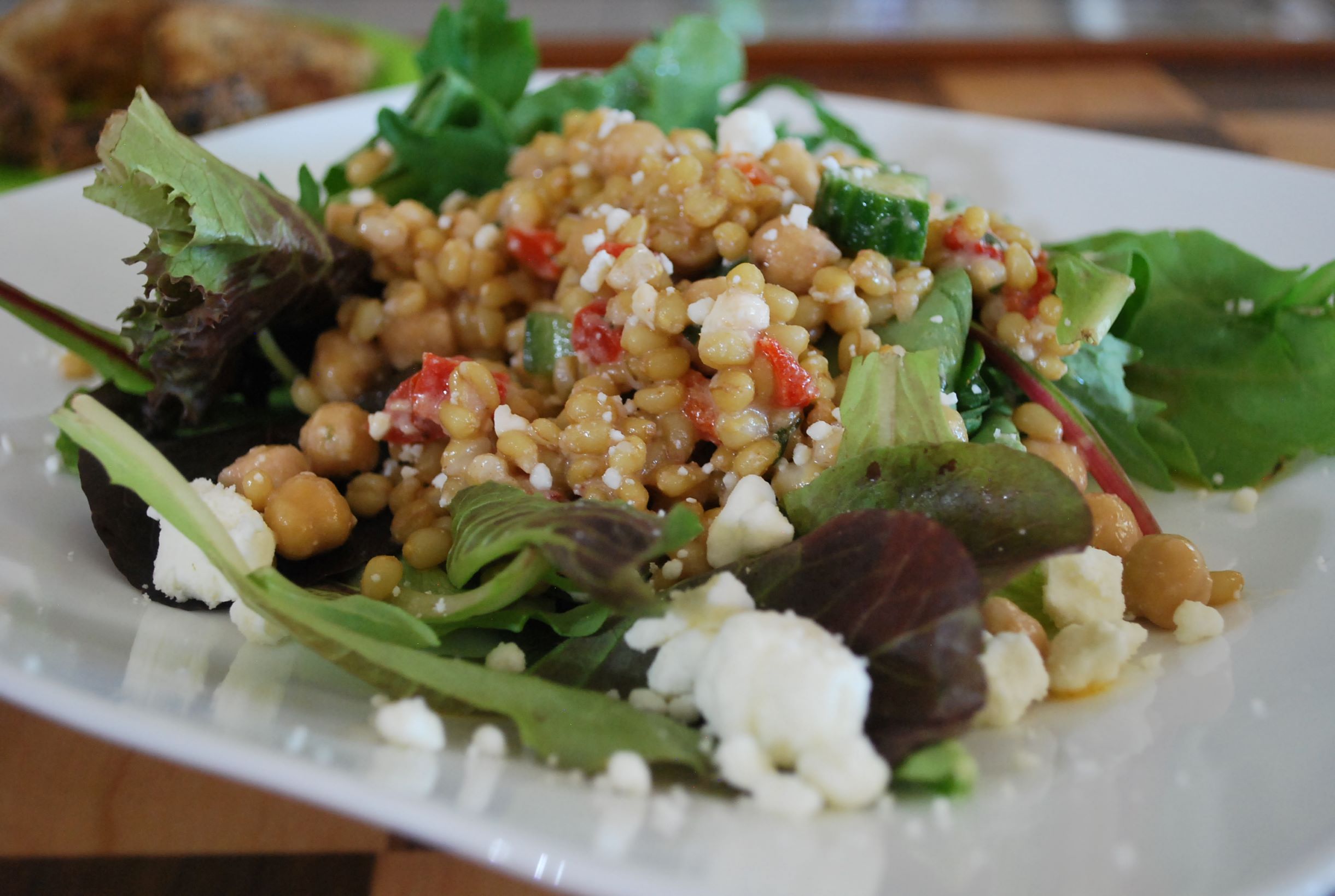 wheat berry salad